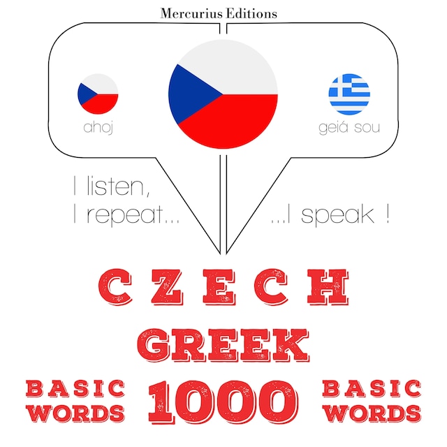 Couverture de livre pour Čeština - řečtina: 1000 základních slov