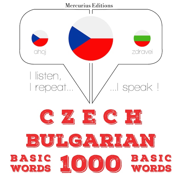 Book cover for Čeština - bulharština: 1000 základních slov
