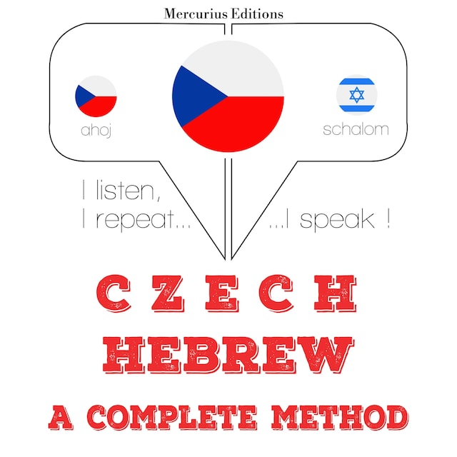 Book cover for Čeština - hebrejština: kompletní metoda