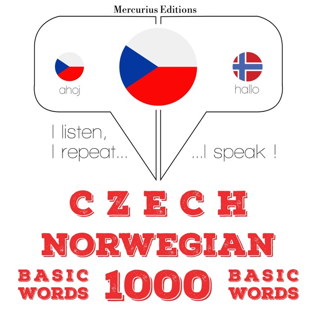 Book cover for Čeština - norština: 1000 základních slov