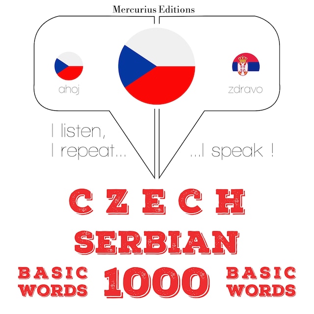 Book cover for Čeština - srbština: 1000 základních slov