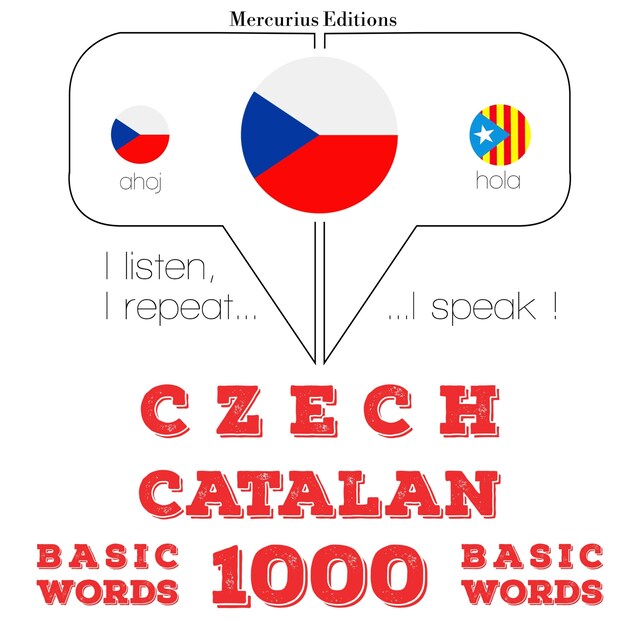 Okładka książki dla Čeština - katalánština: 1000 základních slov