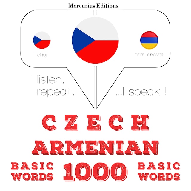 Book cover for Čeština - arménština: 1000 základních slov