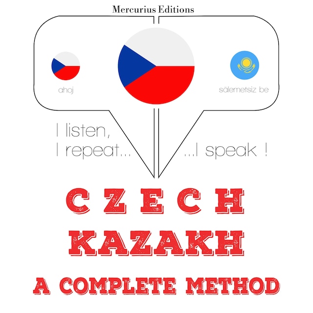 Buchcover für Česko - Kazakh: kompletní metoda