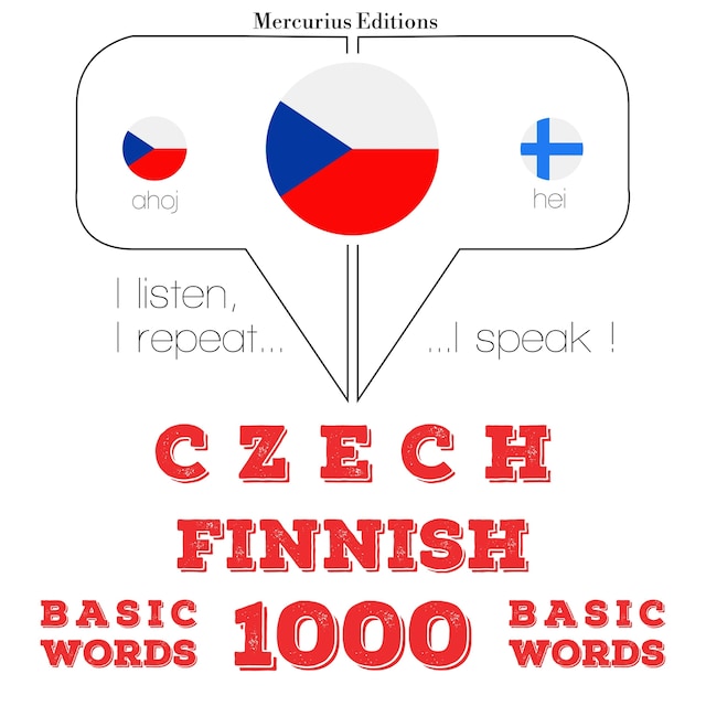 Buchcover für Čeština - finština: 1000 základních slov