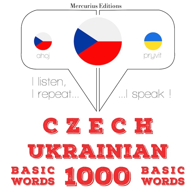 Book cover for Česko - ukrajinština: 1000 základních slov
