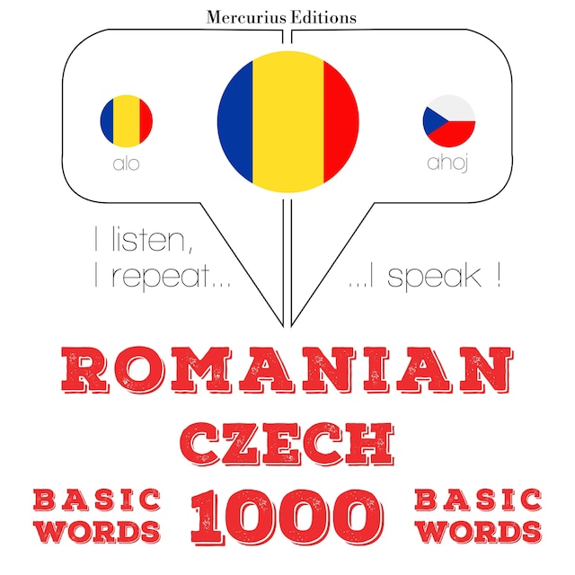 Couverture de livre pour Cehă - Română: 1000 de cuvinte de bază