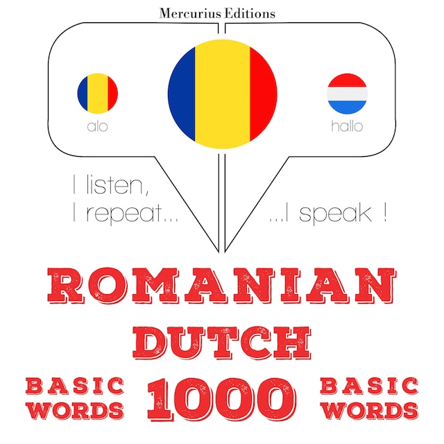 Book cover for Olandeze - Romania: 1000 de cuvinte de bază