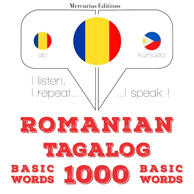 Copertina del libro per Tagalog - Romania: 1000 de cuvinte de bază