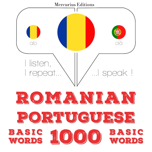 Book cover for Portugheză - Romania: 1000 de cuvinte de bază