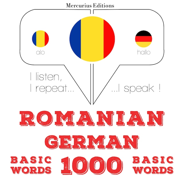 Book cover for Română - germană: 1000 de cuvinte de bază