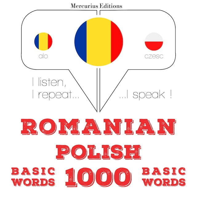 Couverture de livre pour Română - poloneză: 1000 de cuvinte de bază