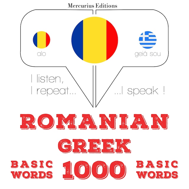 Bokomslag for Greacă - Romania: 1000 de cuvinte de bază