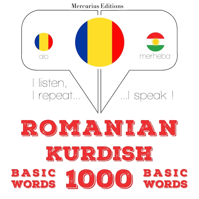 Book cover for Română - kurdă: 1000 de cuvinte de bază