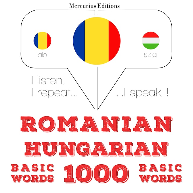 Book cover for Maghiară - români: 1000 de cuvinte de bază