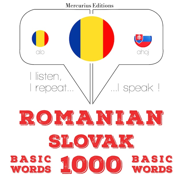 Book cover for Slovacă - Romania: 1000 de cuvinte de bază