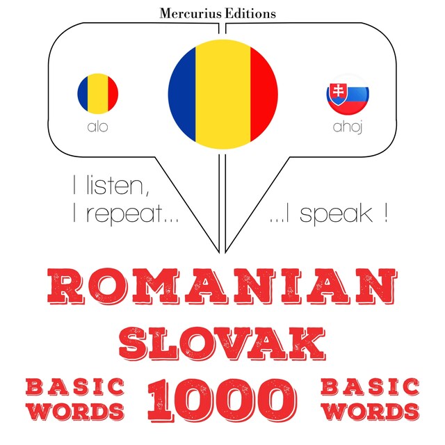 Okładka książki dla Slovacă - Romania: 1000 de cuvinte de bază