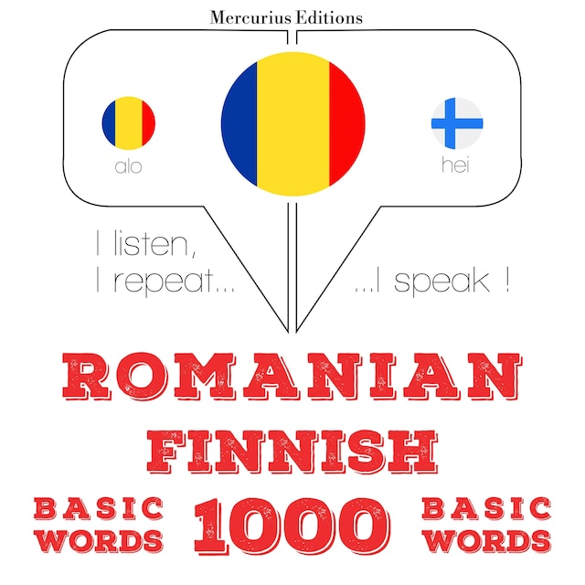 Book cover for Română - finlandeză: 1000 de cuvinte de bază
