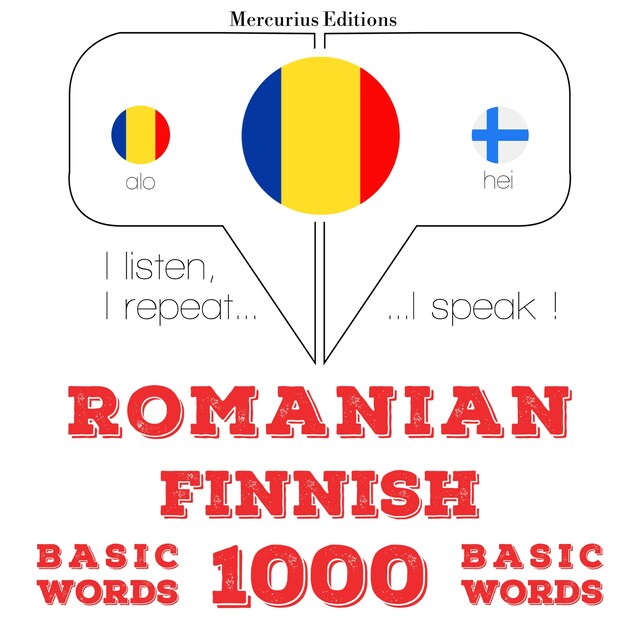 Book cover for Română - finlandeză: 1000 de cuvinte de bază