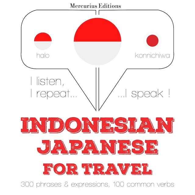 Couverture de livre pour kata perjalanan dan frase dalam bahasa Jepang