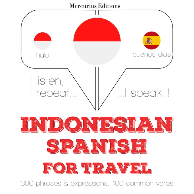 Book cover for kata perjalanan dan frase dalam bahasa Spanyol