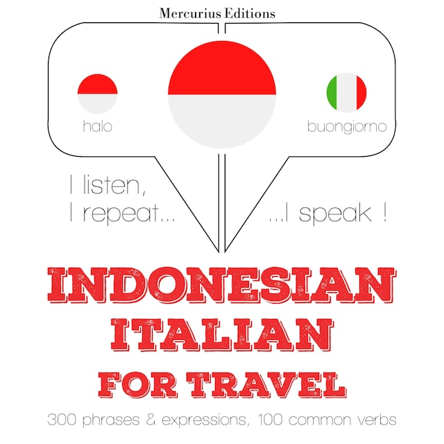 Book cover for kata perjalanan dan frase dalam bahasa Italia
