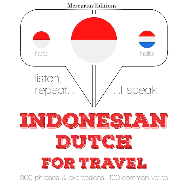 Boekomslag van kata perjalanan dan frase dalam bahasa Belanda