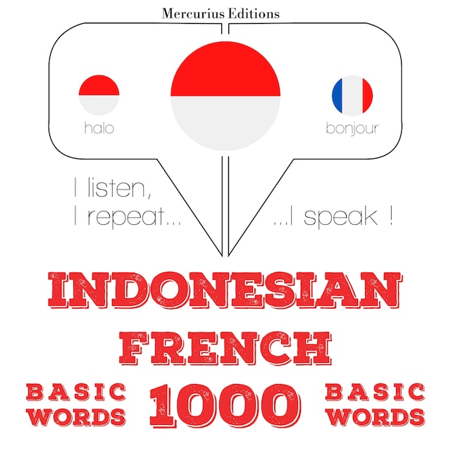 Copertina del libro per 1000 kata-kata penting di Perancis