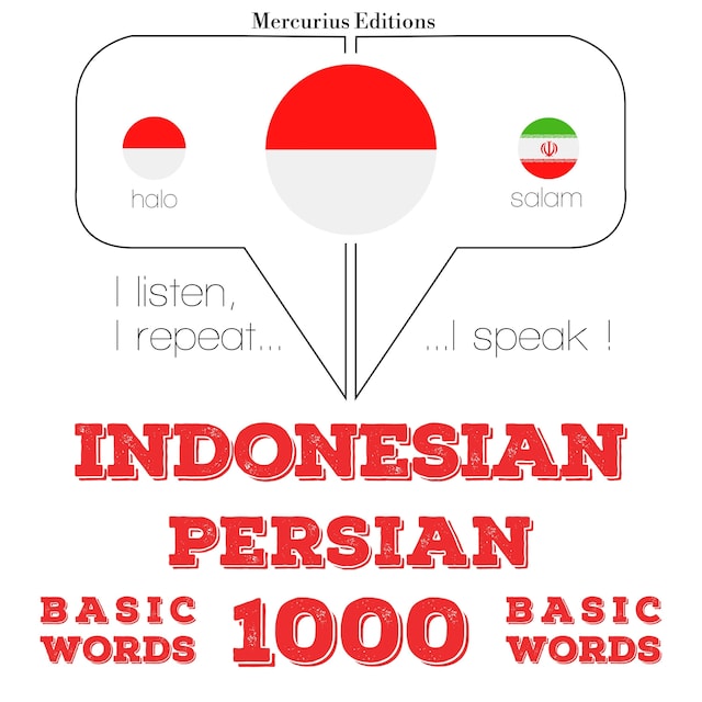 Copertina del libro per 1000 kata-kata penting dalam bahasa Persia