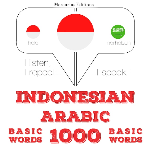 Book cover for 1000 kata-kata penting dalam bahasa Arab