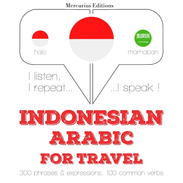 Book cover for kata perjalanan dan frase dalam bahasa Arab