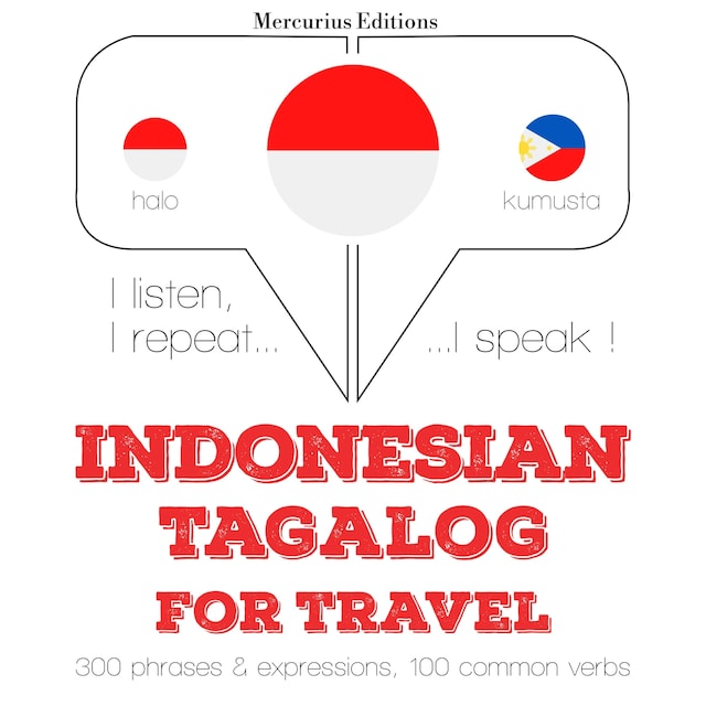 Couverture de livre pour kata perjalanan dan frase dalam bahasa Tagalog