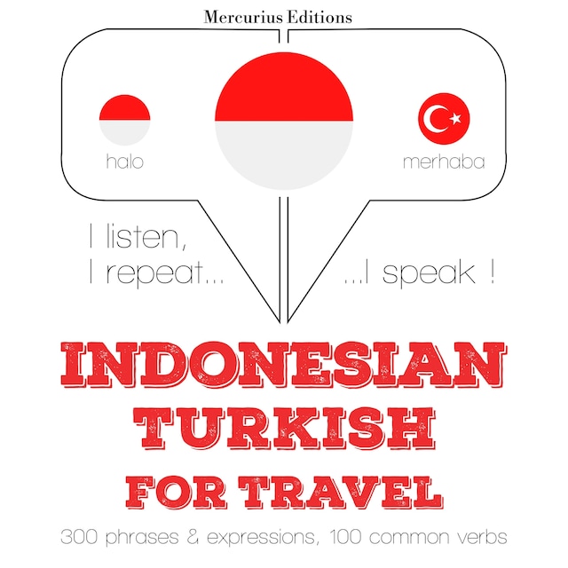 Kirjankansi teokselle kata perjalanan dan frase dalam bahasa Turki