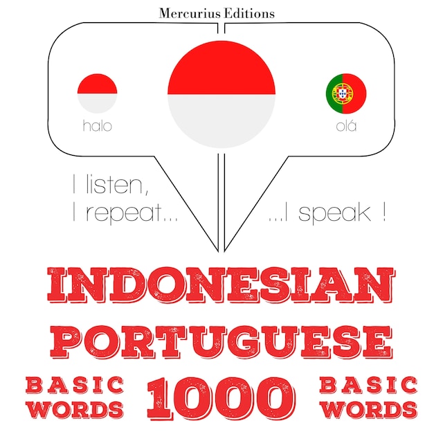 Book cover for 1000 kata-kata penting di Portugis