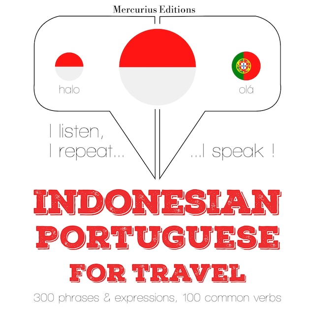 Book cover for kata perjalanan dan frase dalam Portugis