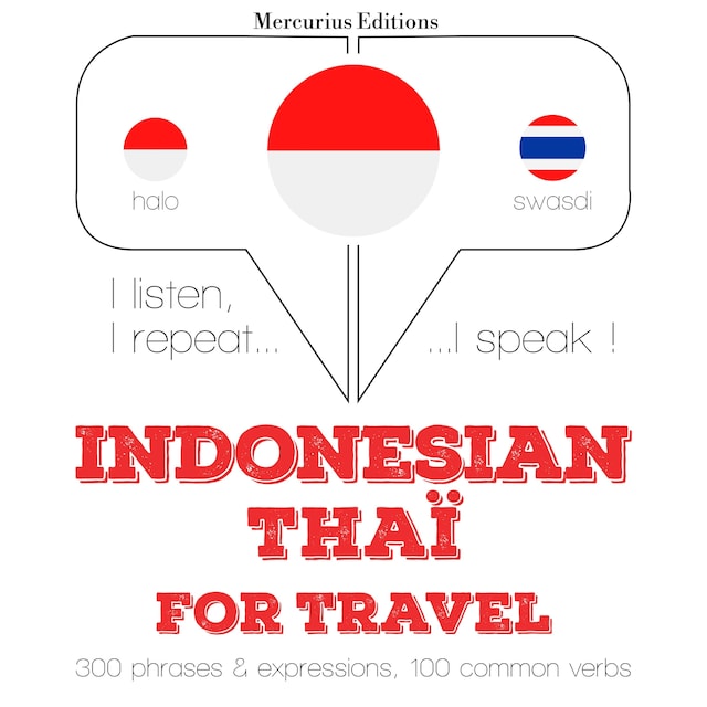 Book cover for kata perjalanan dan frase di Thailand