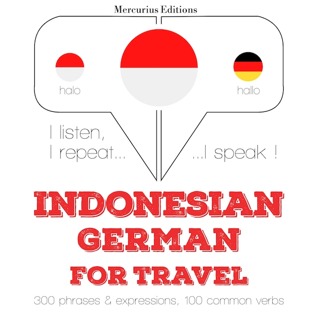 Book cover for kata perjalanan dan frase dalam bahasa Jerman