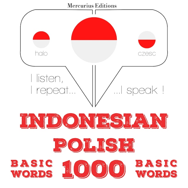 Couverture de livre pour 1000 kata-kata penting di Polandia