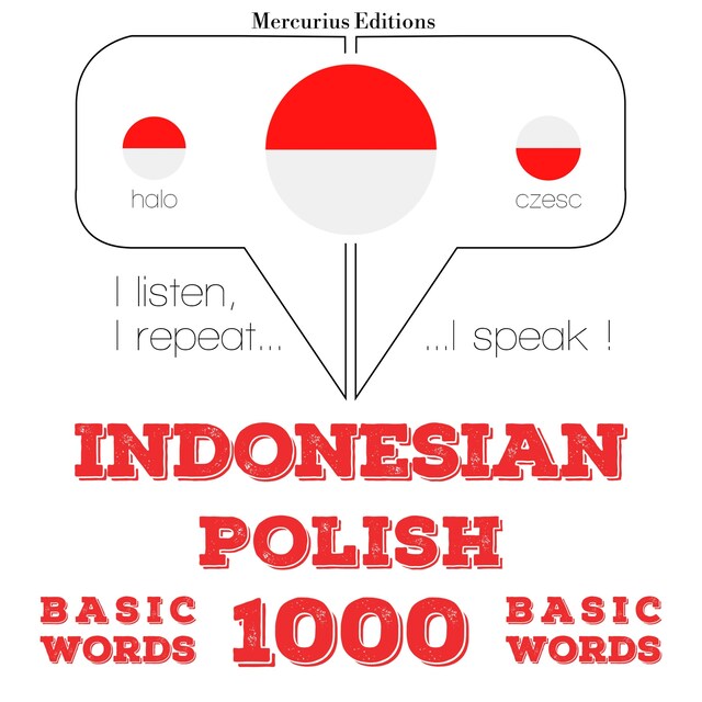 Book cover for 1000 kata-kata penting di Polandia