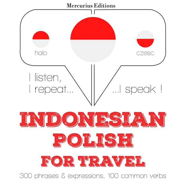 Book cover for kata perjalanan dan frase dalam bahasa Polandia