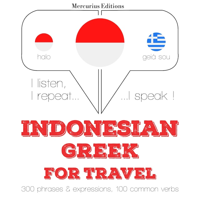 Kirjankansi teokselle kata perjalanan dan frase dalam bahasa Yunani