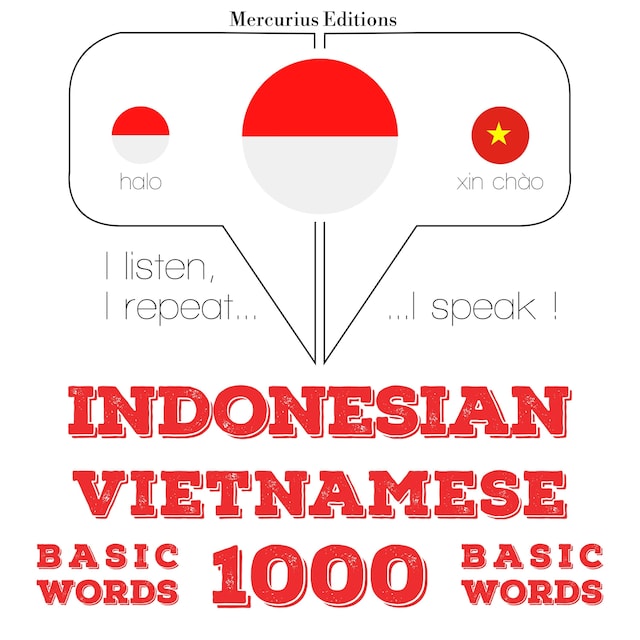 Couverture de livre pour 1000 kata-kata penting di Vietnam