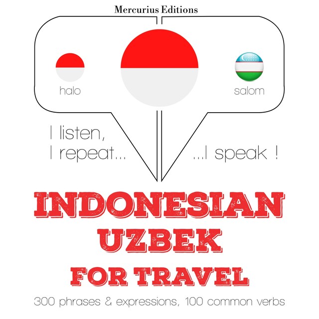 Book cover for kata perjalanan dan frase dalam Uzbek