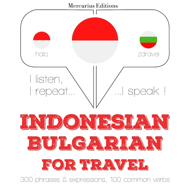 Book cover for kata perjalanan dan frase dalam bahasa Bulgaria