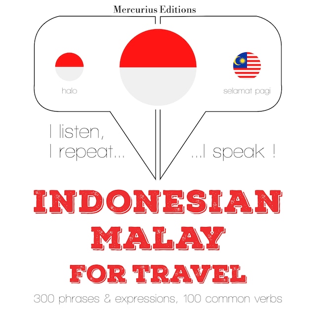 Book cover for kata perjalanan dan frase dalam bahasa Melayu