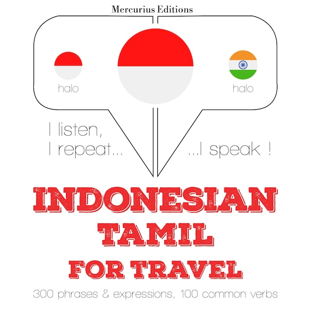 Boekomslag van kata perjalanan dan frasa di Tamil