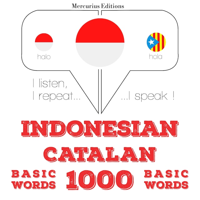 Book cover for 1000 kata-kata penting di Catalan