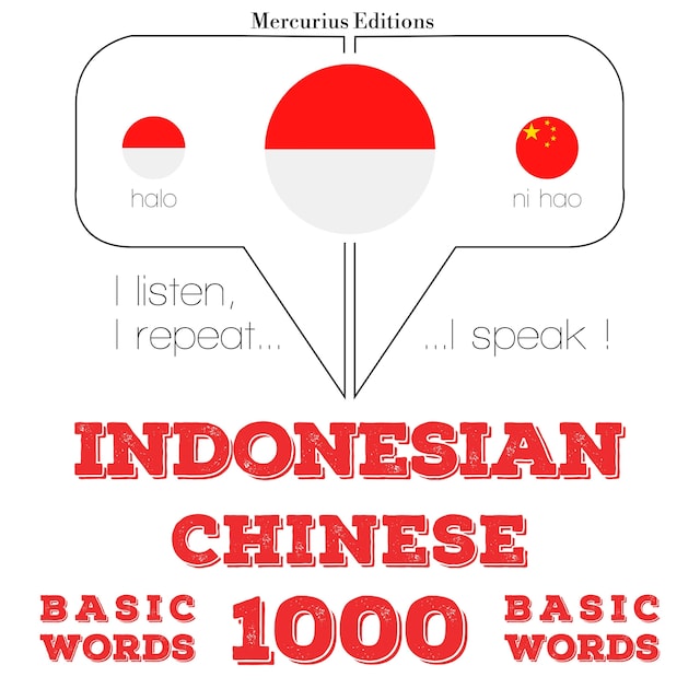 Couverture de livre pour 1000 kata-kata penting dalam bahasa Cina