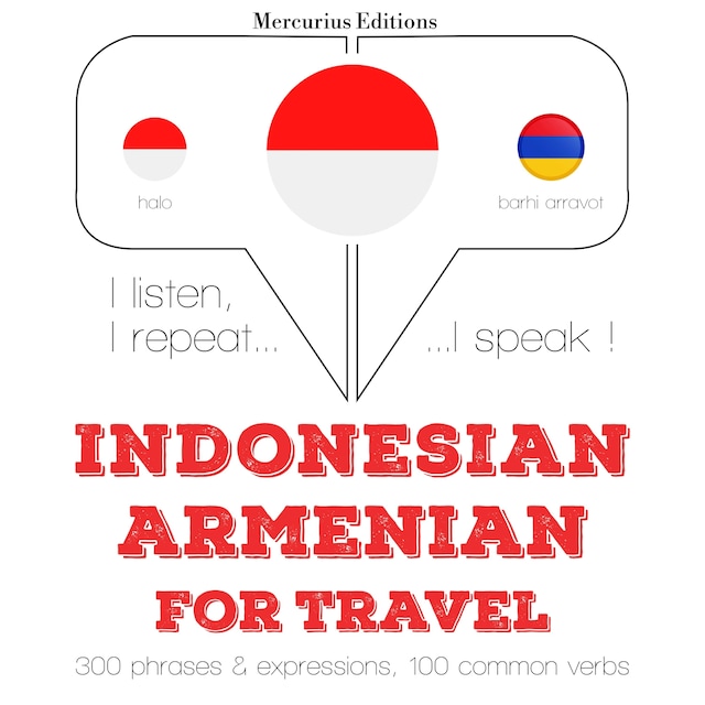 Book cover for kata perjalanan dan frase dalam Armenia