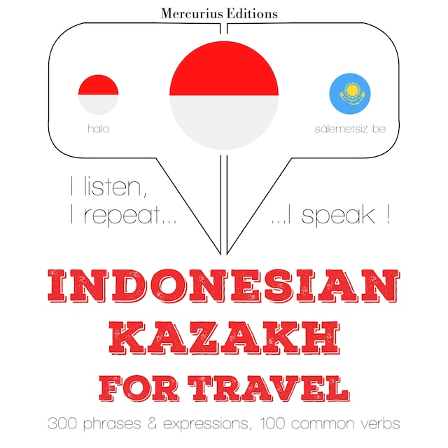 Book cover for kata perjalanan dan frase dalam Kazakhstan